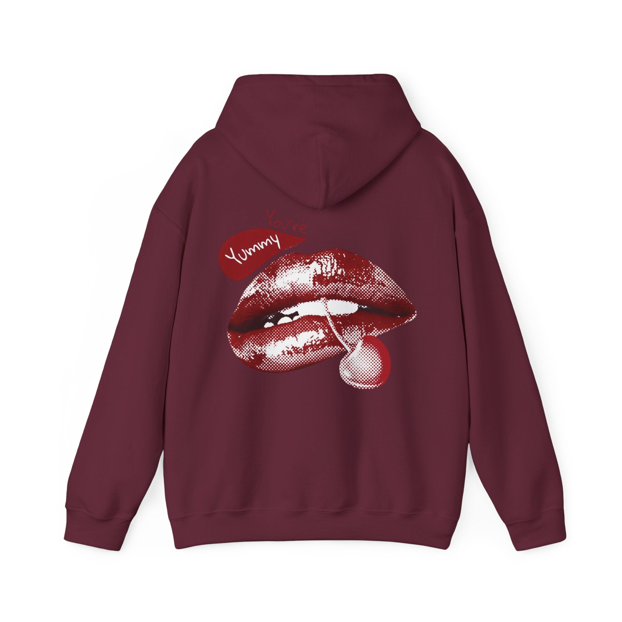 Yummy Lips Graphic Hoodie 