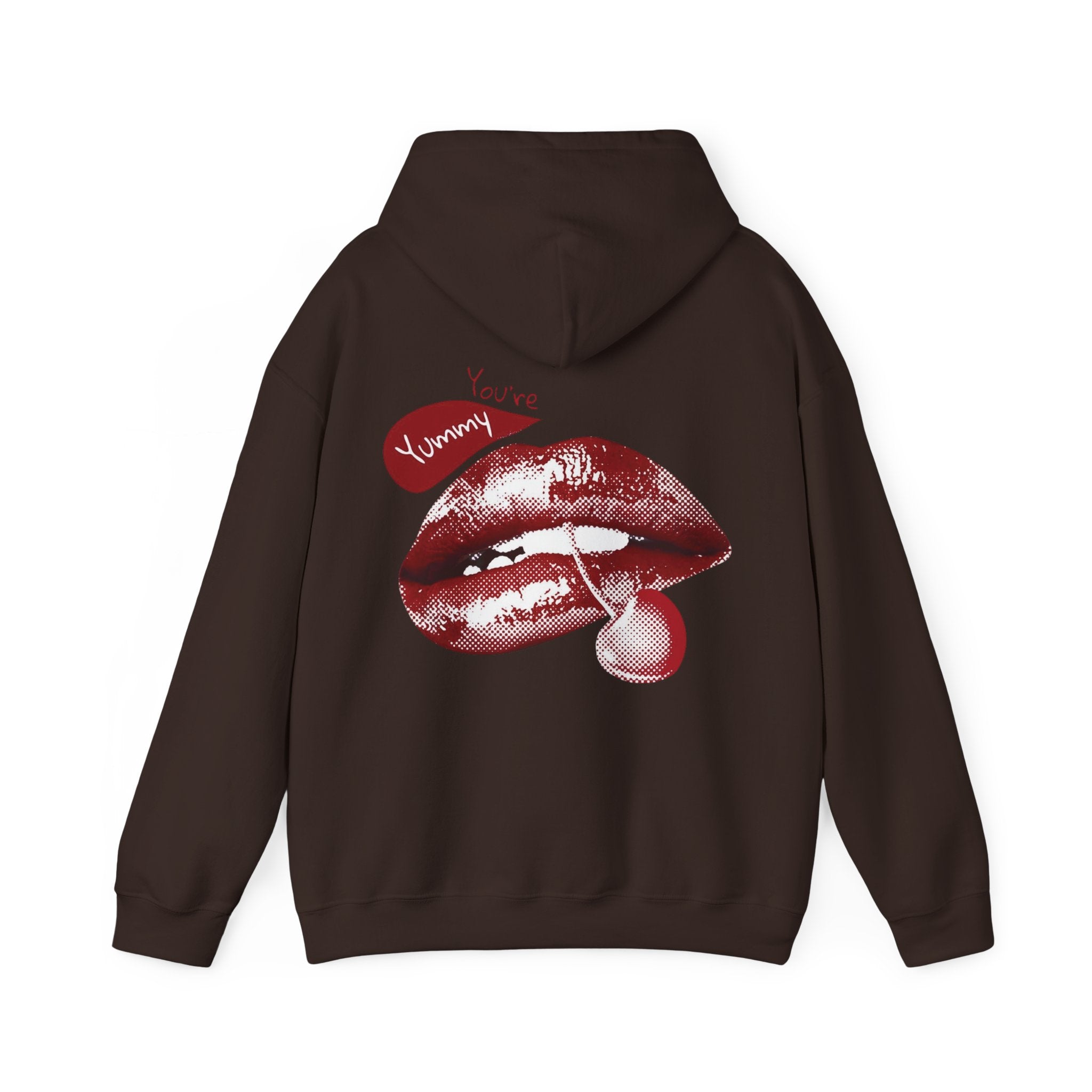 Yummy Lips Graphic Hoodie 
